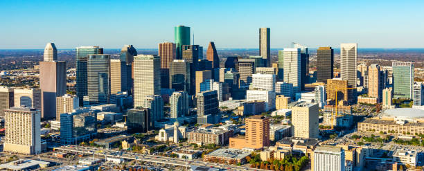 istock Downtown Houston TX Aerial 1342152784
