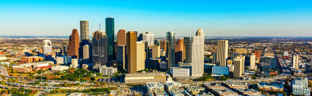 istock Downtown Houston TX Aerial 1342152789