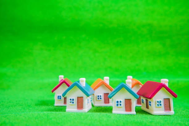 istock Grassland of miniature house (life plan and family planning) 1342152954