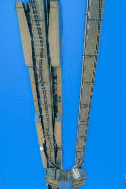 istock Tama city monorail line and Sunny 1342154690