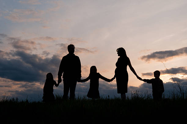 istock Family Silhouette 134215691