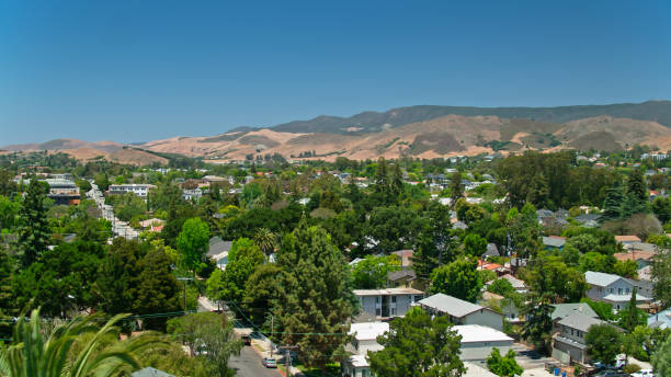 istock Leafy Residential Streets in San Luis Obispo, CA 1342163885