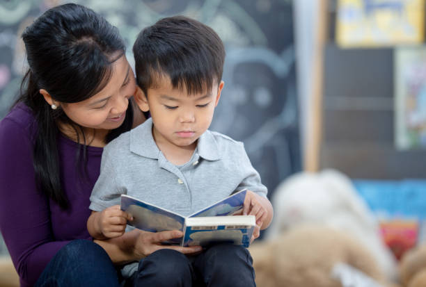 istock Mother and Son Reading Together 1342174221