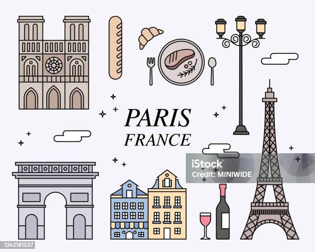 Paris Stock Illustration - Download Image Now - Paris - France, City, Arch - Architectural Feature