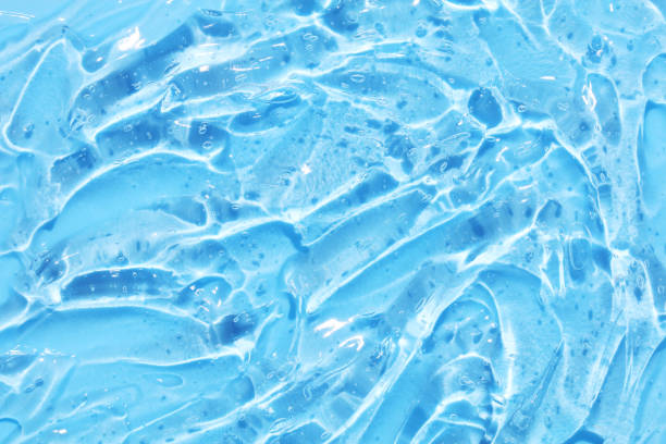 istock blue water wave abstract or natural bubble texture, gel soap, background photography 1342182703