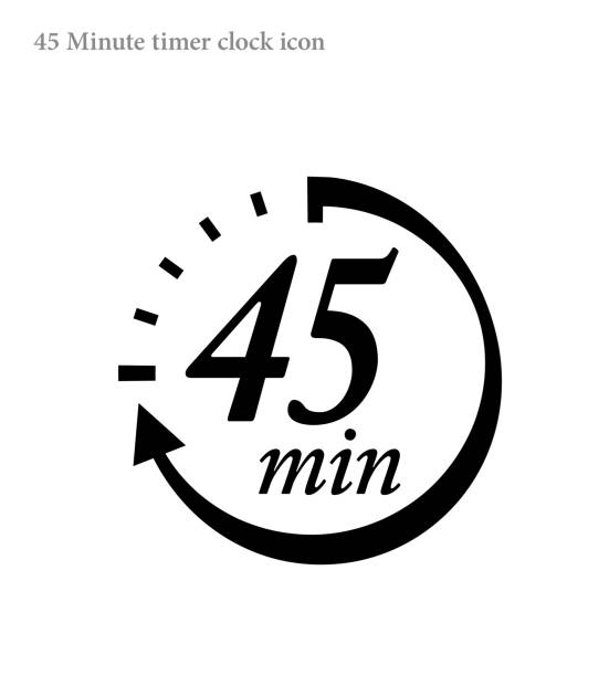 Таймер на 45 минут. Таймер 45 минут. Иконка 45 минут. Иконка 1 минута. Таймер с 45 (сорок пять) минут вектор....