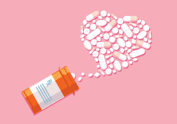 pigułki - pill bottle nutritional supplement pill medicine stock illustrations