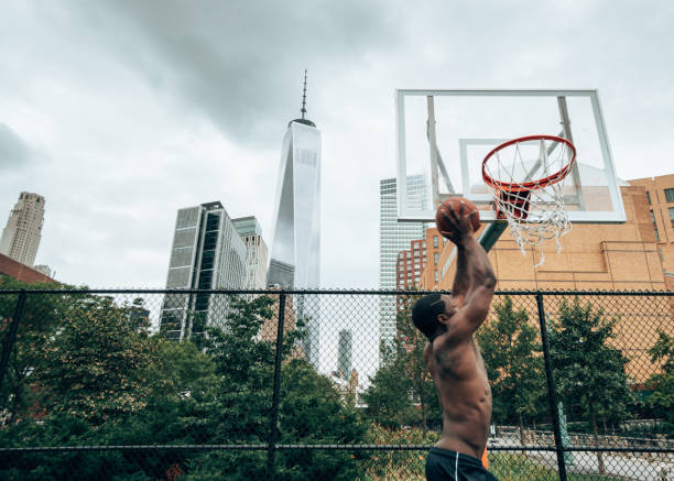istock man playing basketball in manhattan 1342205855