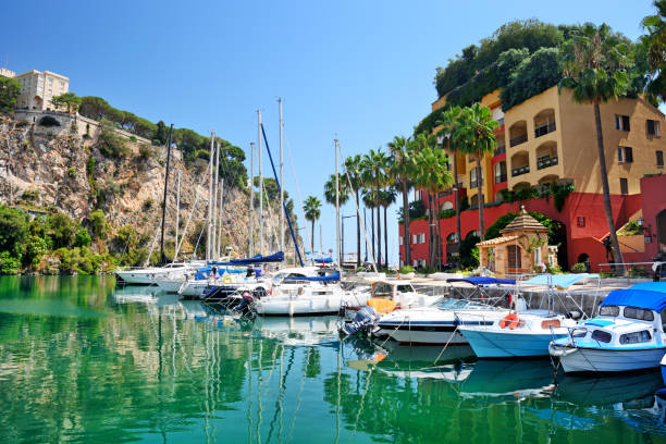 istock Fontvieille Harbour in Monaco 1342207096