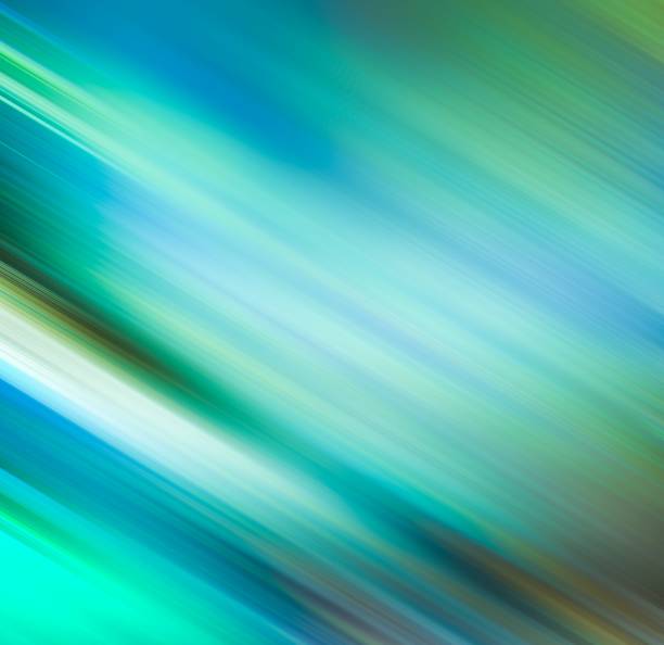 istock Gradient green slanted stripes blurry cyan diagonal lines motion blur abstract background 1342208561