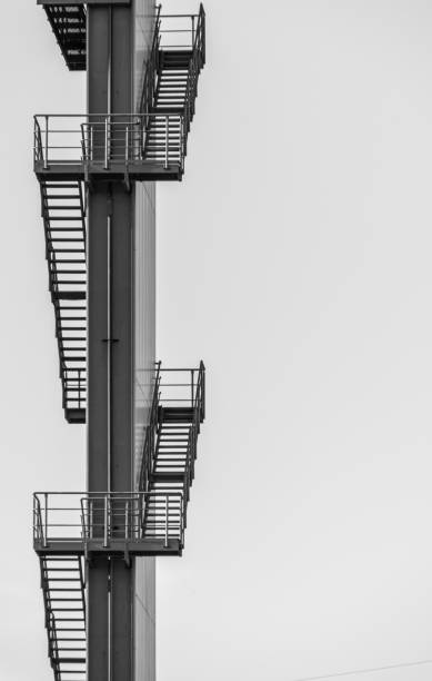 istock Low Angle View Of Staircase Against Clear Sky 1342212660
