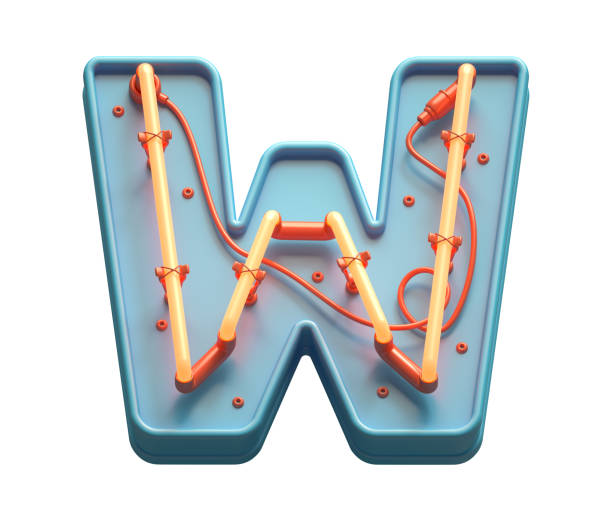 istock Toy neon font. 1342213144