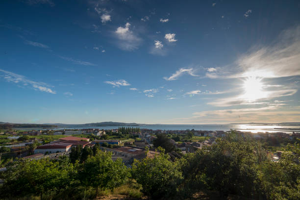 istock sunset from Cambados viewpoint where you can see the estuary 1342215103