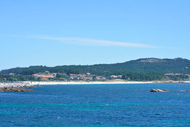 istock Black Stones beach in O Grove rias baixas. 1342215140