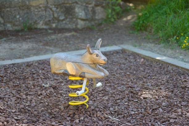 children's swing with animal shape