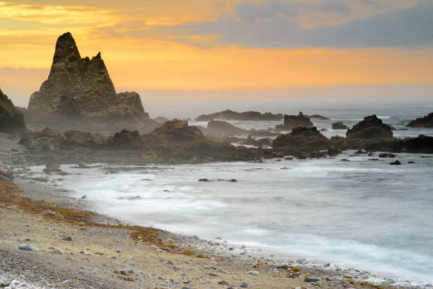 istock Campiecho Beach in Asturias and its incredible rocks and cliffs. 1342215239