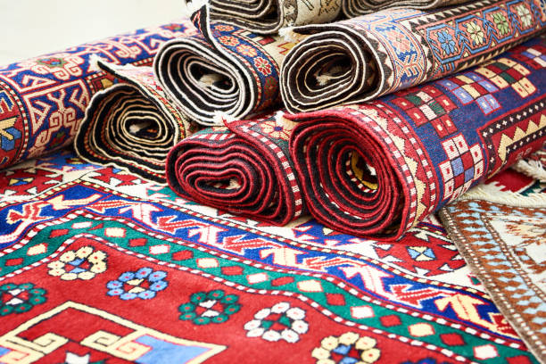 istock Carpets in store market 1342222265