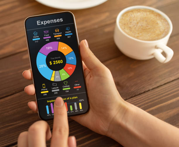 istock Mobile Phone App For Money, Budget And Expense Tracking 1342226806