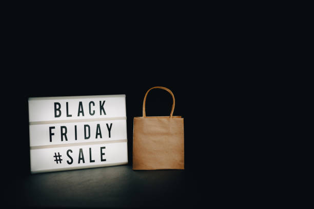 istock Concept of black friday and cyber monday 1342227085