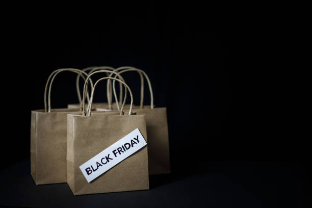 istock Concept of black friday and cyber monday 1342227132