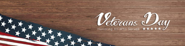 istock veterans day, November 11, honoring all who served, posters, modern hand writing brush design wooden background vector illustration 1342228747