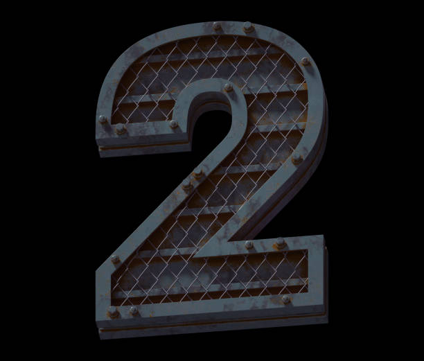 istock Heavy metal font. 1342231692