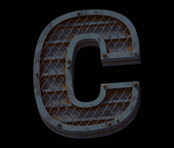 istock Heavy metal font. 1342231743