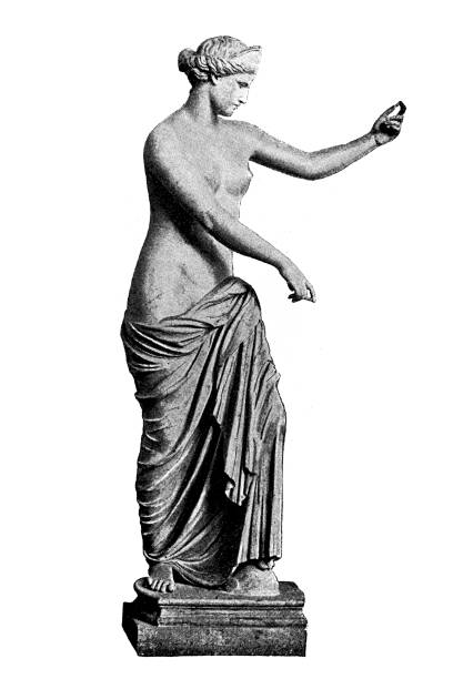 The Venus of Capua, is a sculpture made during the empire of Hadrian (117 to 138 AD) Illustration of the Venus of Capua, is a sculpture made during the empire of Hadrian (117 to 138 AD) capua stock illustrations