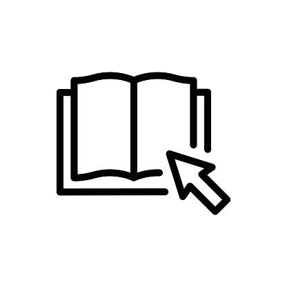 E-Book Line Icon