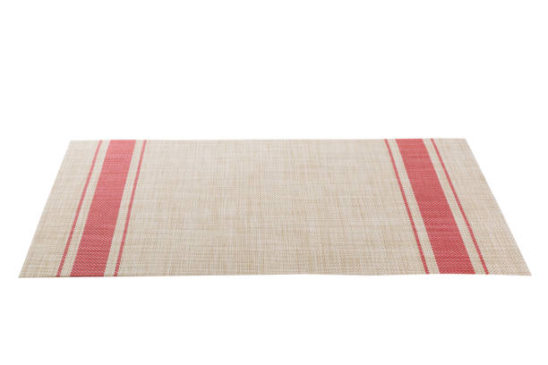 istock Empty Asian Food Background. place mat on wooden background perspective view with copy space flat lay 1342242583