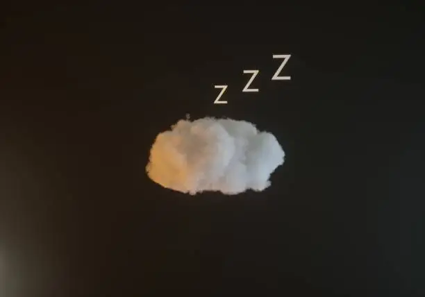 Photo of Sleeping cloud - stock photo