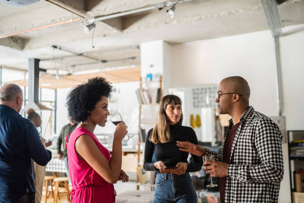 istock Colleagues talking after work at a coworking 1342255809