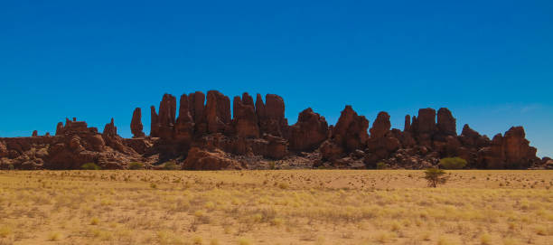 istock Abstract Rock formation at plateau Ennedi aka stone forest in Chad 1342260247