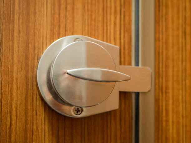 istock Simple door lock close-up 1342269274