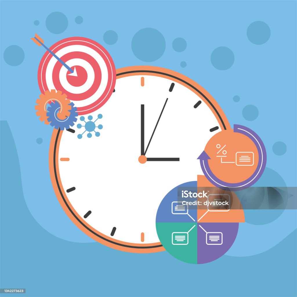 Targeted Time Target Strategy Time Stock Illustration - Download Image Now - Accuracy ...