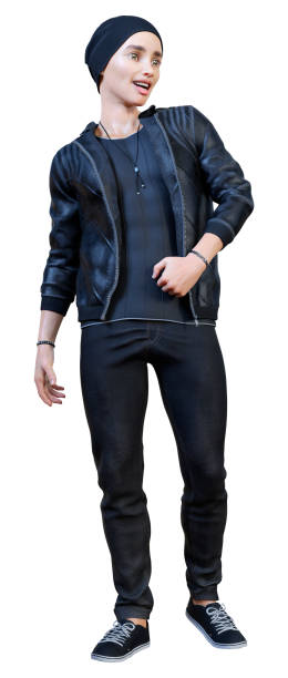 istock 3D teenager boy on white 1342280800