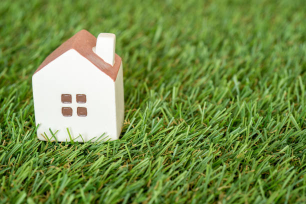 istock miniature house and green grass 1342282047