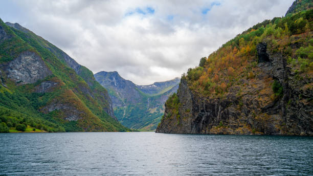 istock View over the Naeroyfjord, Norway 1342286188