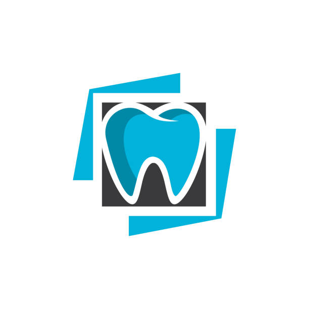 Dentist and dentistry clinic vector logo design. Dentistry clinic vector logo concept. dentist logos stock illustrations