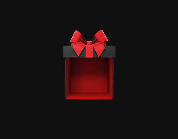 3D Realistic PRESENT Icon. 3D Icon Isolated on White.