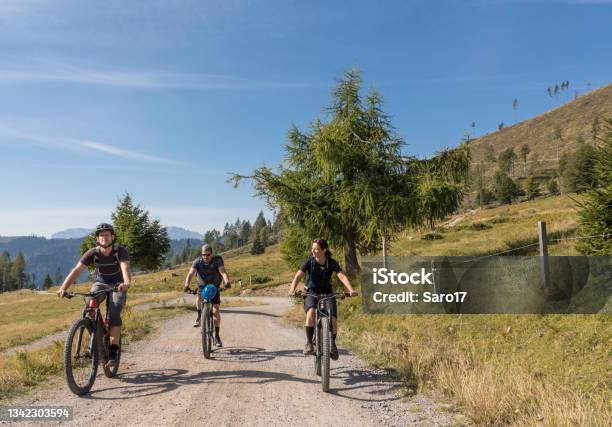 Weißensee Biking 21 Stock Photo - Download Image Now - Electric Bicycle, Bicycle, Landscape - Scenery