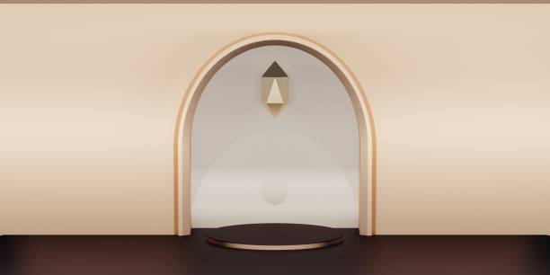 istock product display stand Simple and elegant style 3D illustration 1342304586