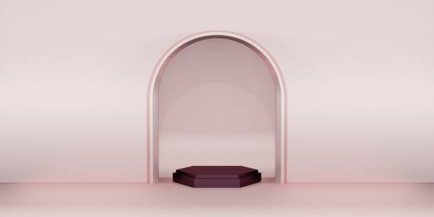 istock product display stand Simple and elegant style 3D illustration 1342304628