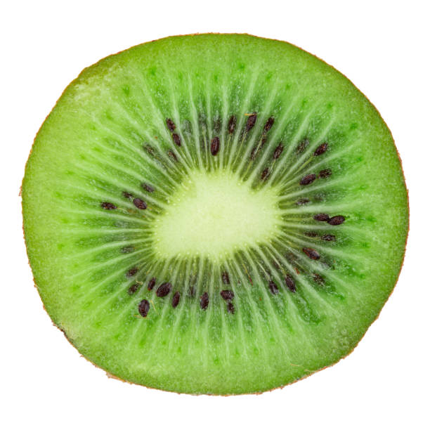 istock Kiwi slice isolated on white background. File contains clipping path. 1342311974