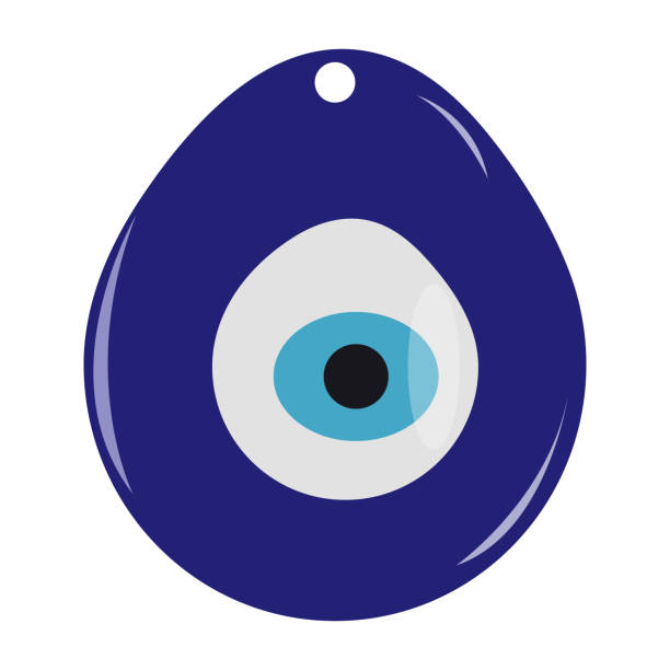 evil eye amulett - nazar boncugu stock-grafiken, -clipart, -cartoons und -symbole