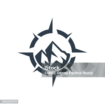 istock Compass Icon Vector Stock Illustration Design Template. Vector eps 10. 1342323374