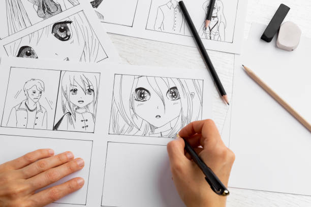 27,600+ Anime Drawing Stock Photos, Pictures & Royalty-Free Images - Istock  | Manga, Kpop, Cosplay