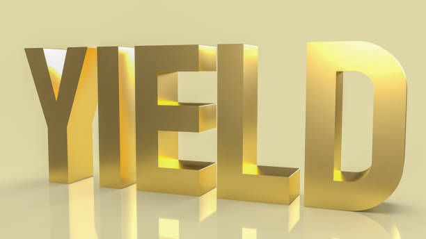 istock gold text yield for business concept 3d rendering 1342360884