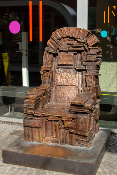 The beautiful marble statue with the encryption \