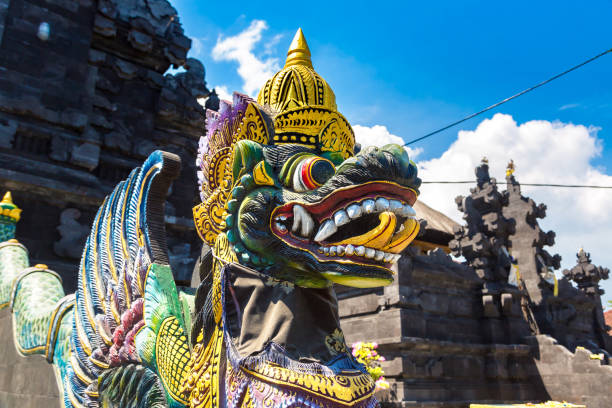 istock Tanah Lot temple Gates on Bali 1342367929